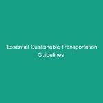 Essential Sustainable Transportation Guidelines: Avoid Common Pitfalls