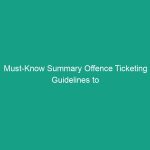 Must-Know Summary Offence Ticketing Guidelines to Avoid Legal Risks