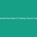 Essential Dust Mask Fit Testing: Ensure Proper Seal and Maximum Protection