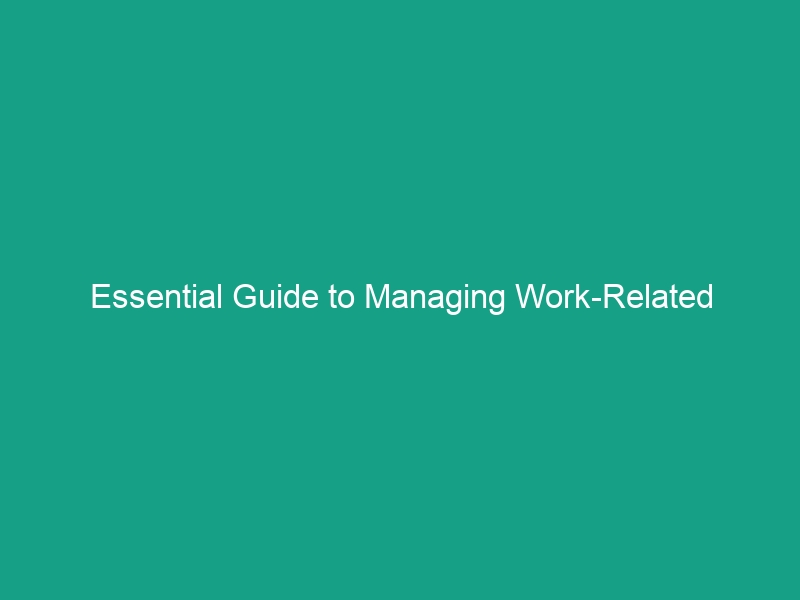 Essential Guide to Managing Work-Related Musculoskeletal Disorders (MSDs)