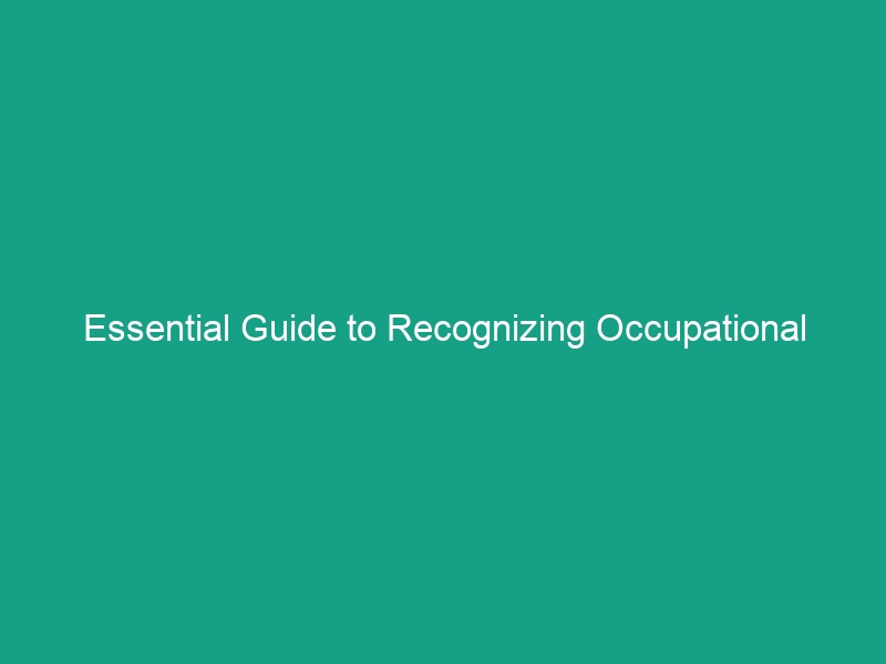 Essential Guide to Recognizing Occupational Asthma: Spot the Signs Early