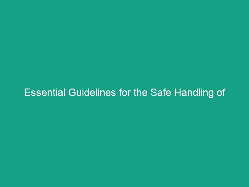 Essential Guidelines for the Safe Handling of Biological Materials