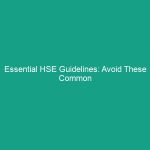 Essential HSE Guidelines: Avoid These Common Safety Risks in the Workplace