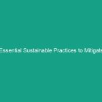 Essential Sustainable Practices to Mitigate Climate Change Impacts Effectively