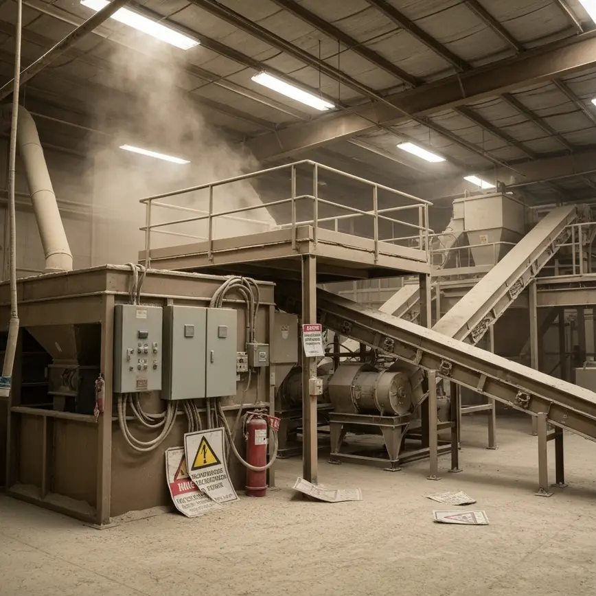combustible dust explosion