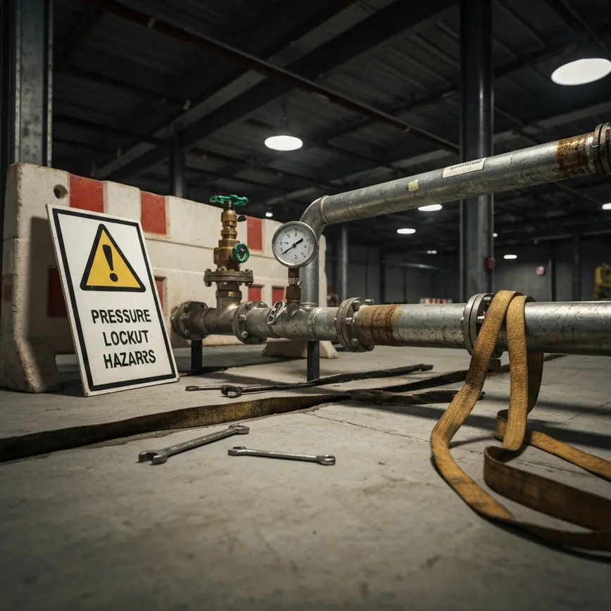 pressurized piping hazards