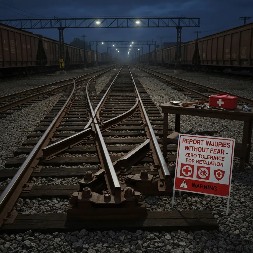 Railroad Injury Reporting Retaliation Toolbox Talk 2026