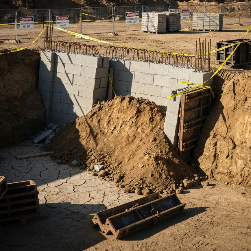 Retaining Wall Collapse Toolbox Talk 2026