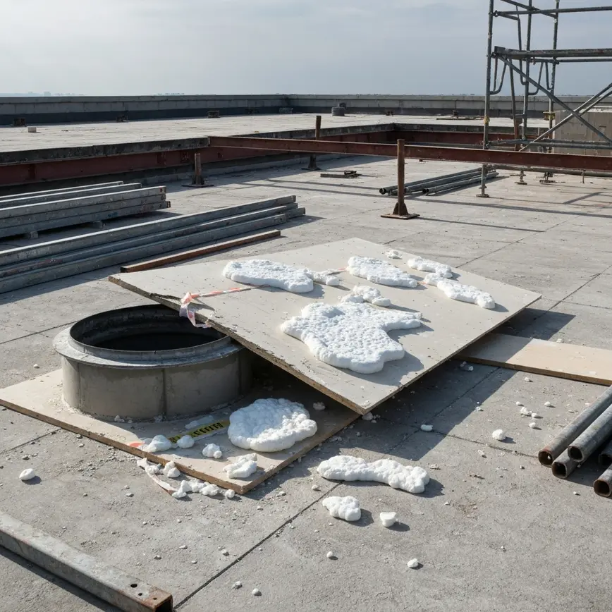 open shafts fall protection