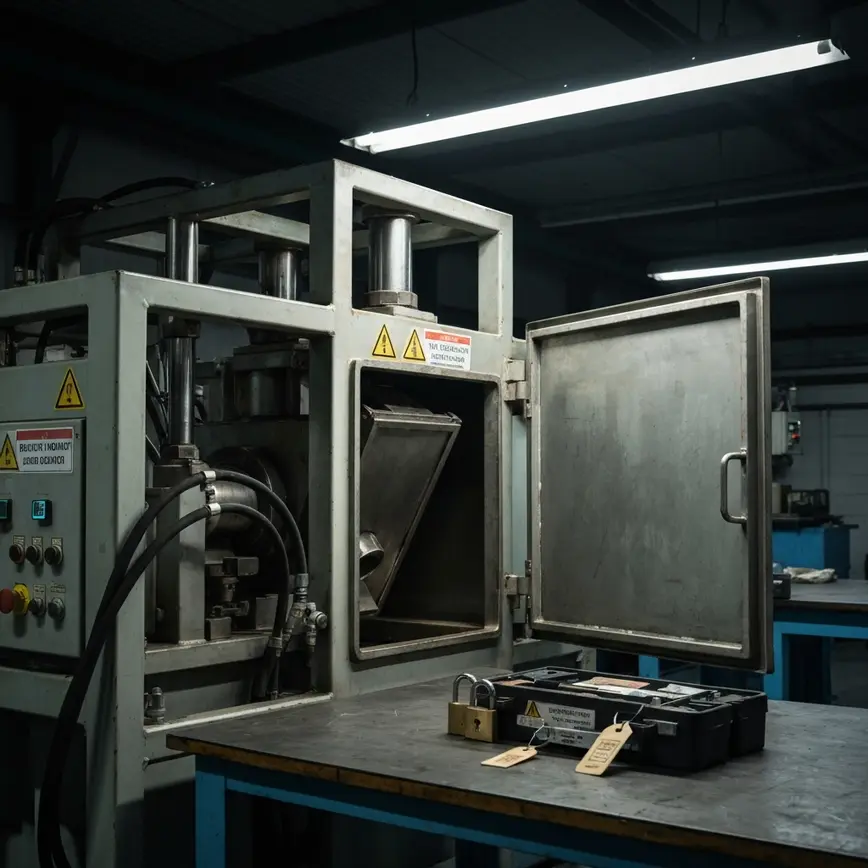 machinery cleaning safety