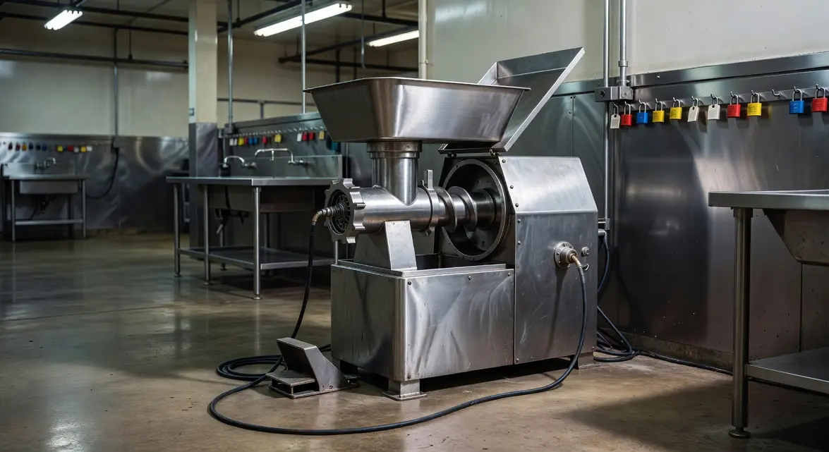 meat grinder safety