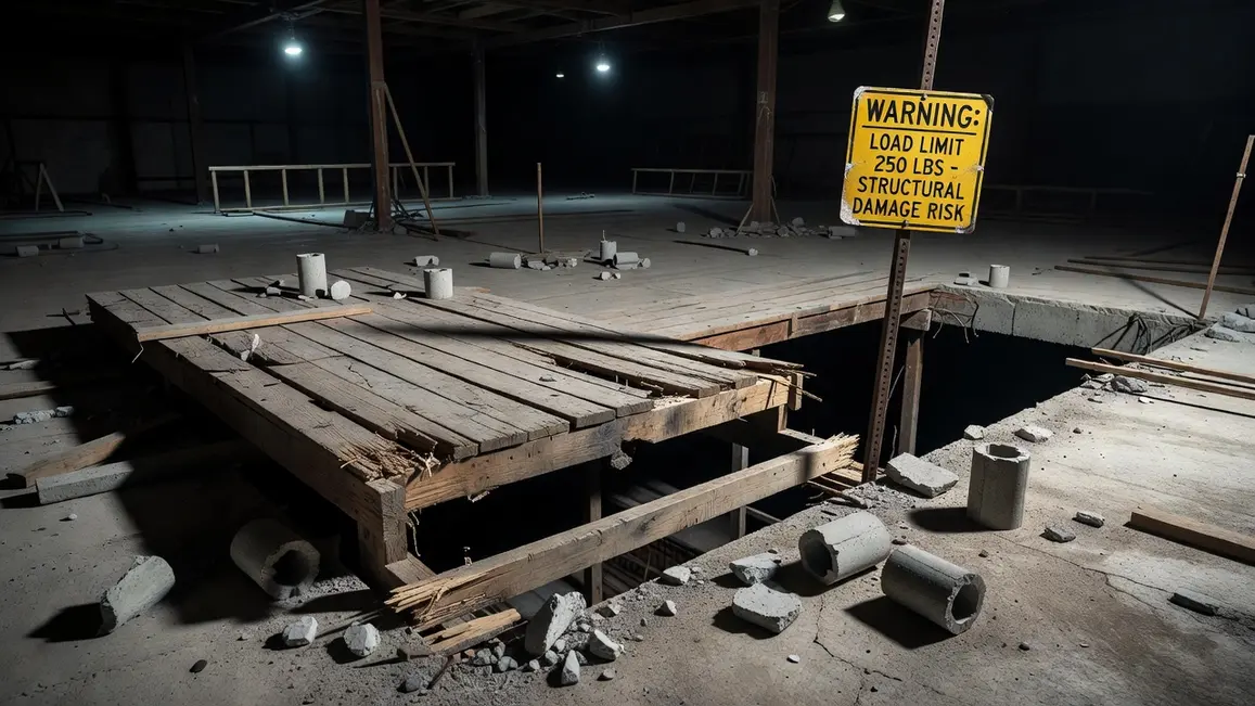 temporary platform collapse