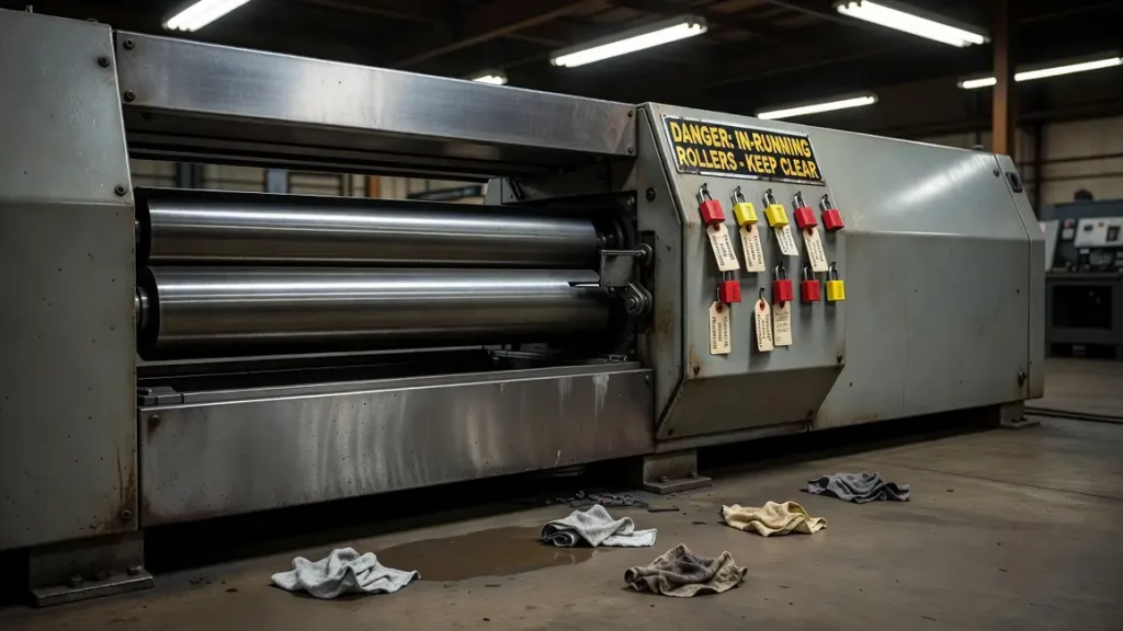 Laminator Roller Safety Toolbox Talk 2026