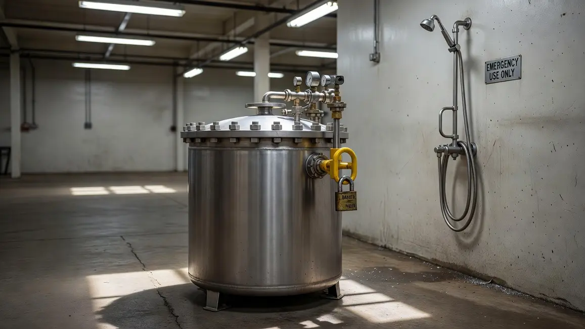 pressure vessel lockout tagout