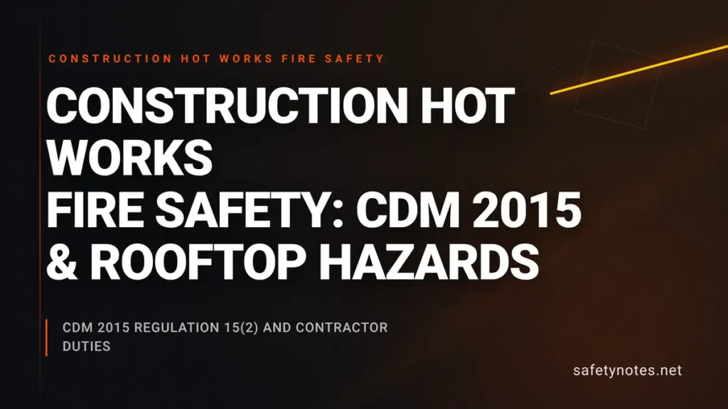 construction-hot-works-fire-safety-cdm-2015-rooftop-hazards