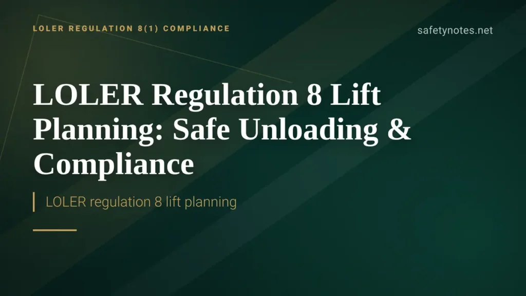 loler-regulation-8-lift-planning-safe-unloading-compliance